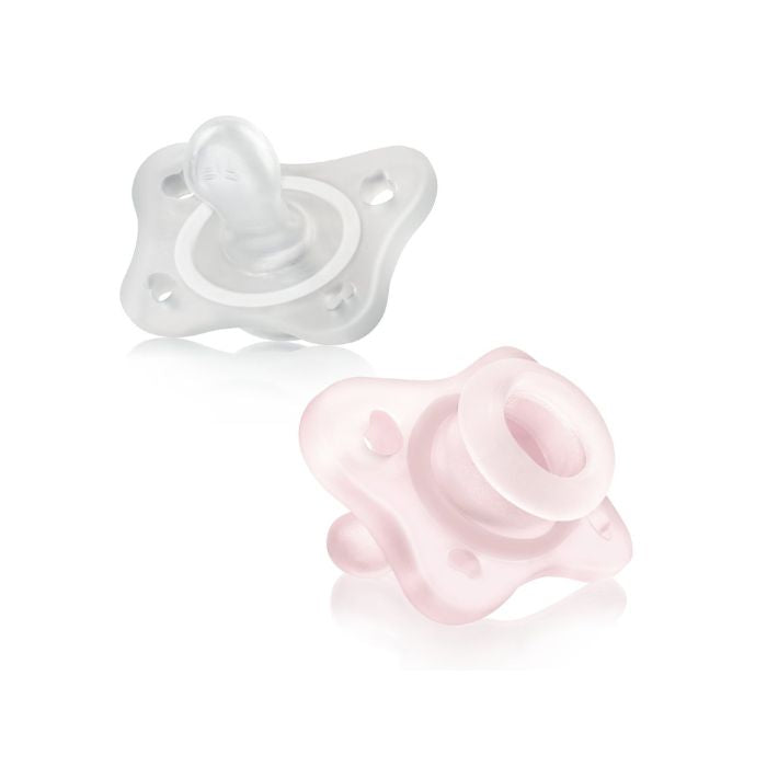 Chicco Chupeta Mini Soft Rosa, 0-2m x2