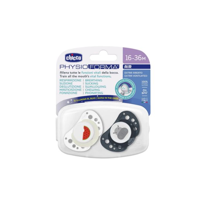 Chicco Chuepeta Physio Air Azul 16-36 m, x2