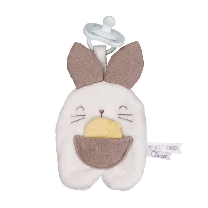 Chicco Coelhinho Dou Dou Porta Chupeta, 0m+