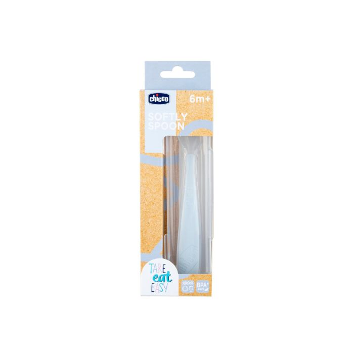Chicco Colher de Silicone com Caixa, 6M+
