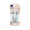 Chicco Conjunto de Talheres Inox Azul, 18m+