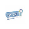 Chicco Conjunto Higiene Oral Azul, 6m+