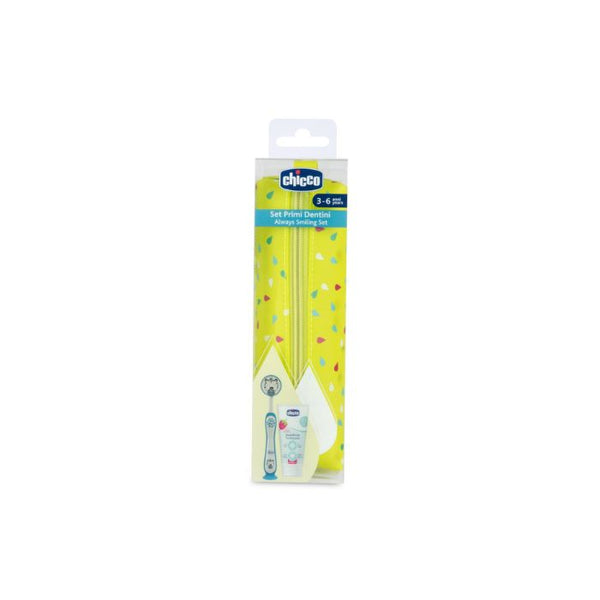 Chicco Conjunto Higiene Oral Tigre Azul, 36m+