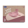 Chicco Conjunto Papa Silicone Rosa, 12m+