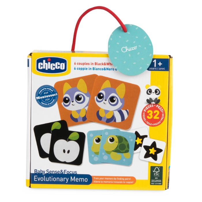 Chicco Jogo de Memória Evolutivo, 12m+