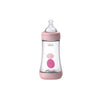 Chicco Biberão Perfect5 Fluxo Médio 2m+ Rosa, 240 ml