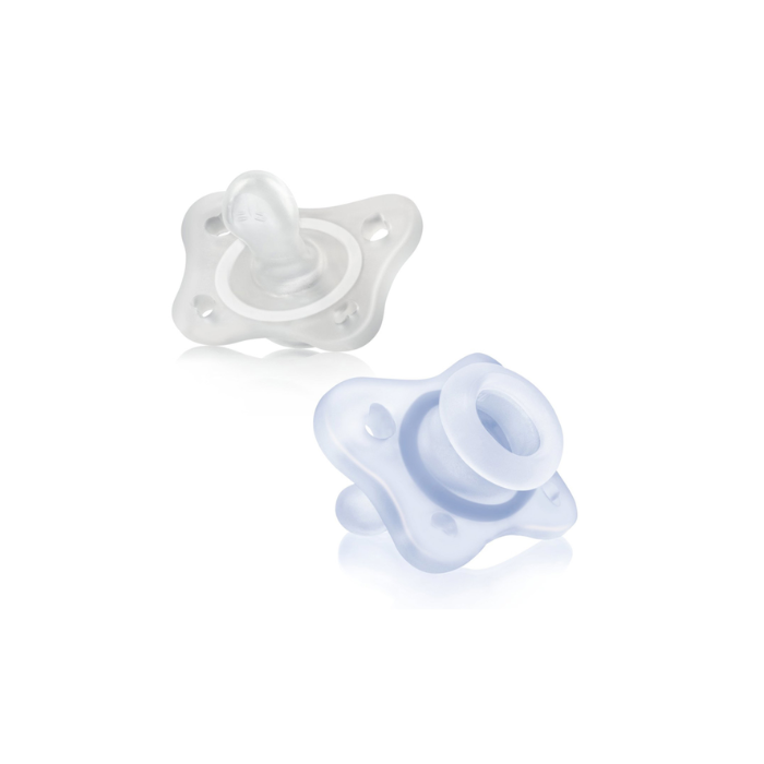 Chicco Chupeta Mini Soft Azul 0-2 meses, x 2