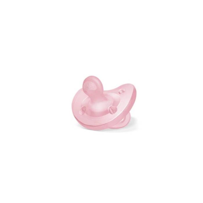 Chicco Physio Soft Chupeta Silicone Rosa 6-16M, 1 Unidade