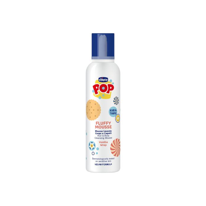 Chicco POP Espuma de Limpeza Super Fofa 2 em 1, 200 ml