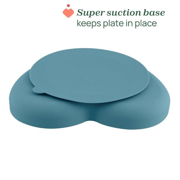 Chicco Prato de Silicone Easy Plate Azul, 9m+