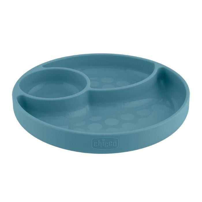 Chicco Prato de Silicone Easy Menu Azul, 12M+
