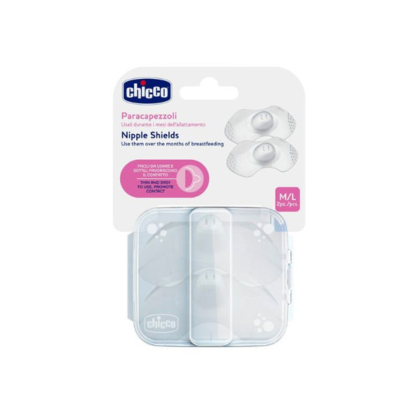 Chicco Protetores de Mamilos em Silicone Tamanho M/L, 2 Unidades