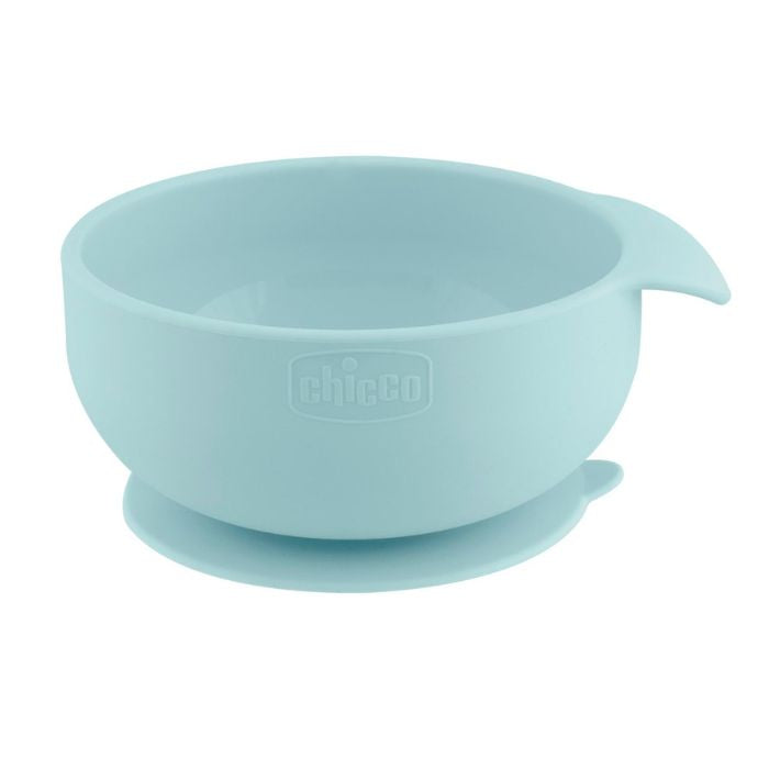 Chicco Tigela de Silicone Easy Bowl Azul, +6m