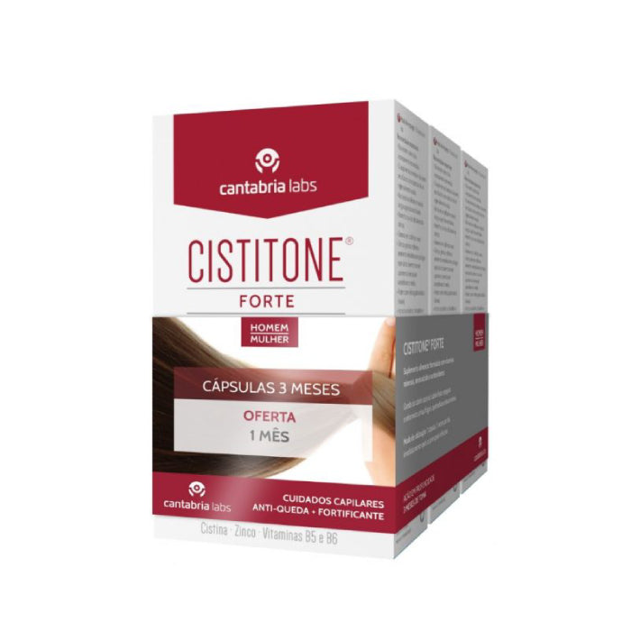 Cistitone Forte Pack Triplo Oferta 1 Embalagem, 3 X 60 Cápsulas