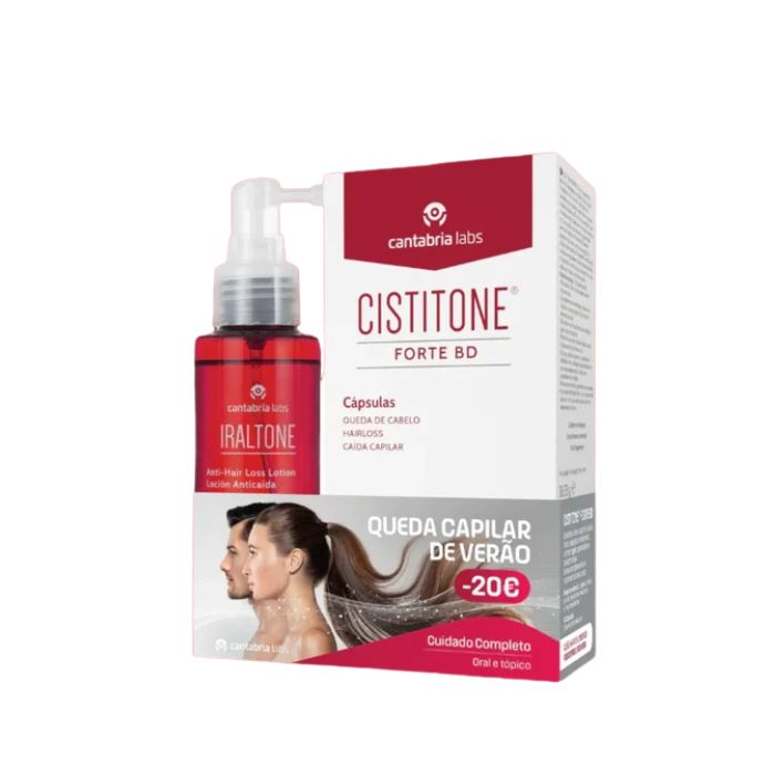 Pack Cistitone Forte BD 60 Cápsulas + Iraltone Loção 100ml