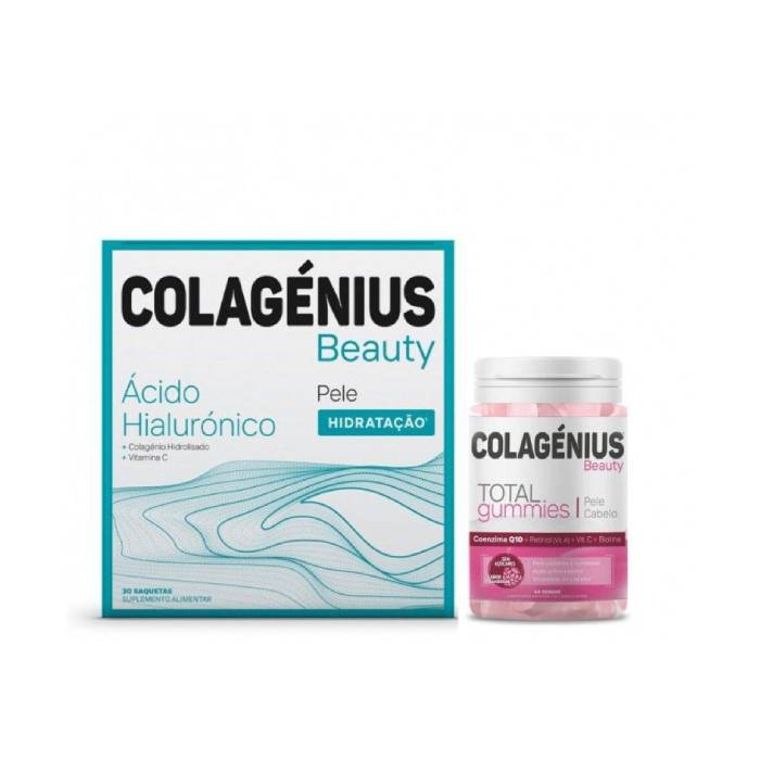 Colagénius Beauty Ácido Hialurónico 30 Saquetas + Oferta Colagénius Total Gummies 60 Gomas