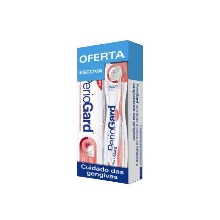 PerioGard Pasta Dentífrica Cuidado Gengivas, 75 ml + Oferta Escova Dentes Extra Suave