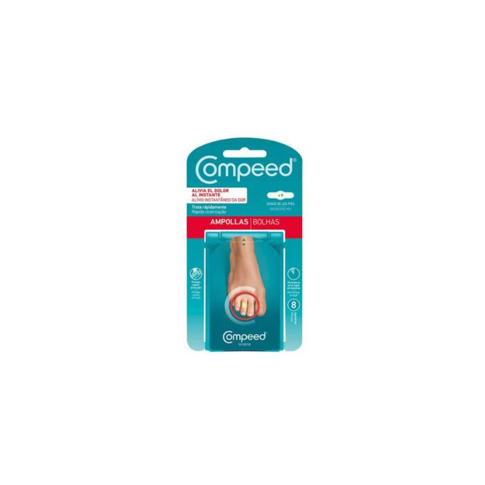 Compeed Bolhas Dedos dos Pés, 8 Pensos