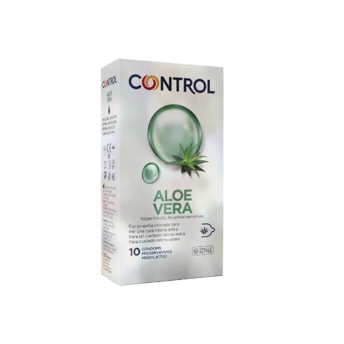 Control Preservtaivos Aloe Vera, 10 Unidades