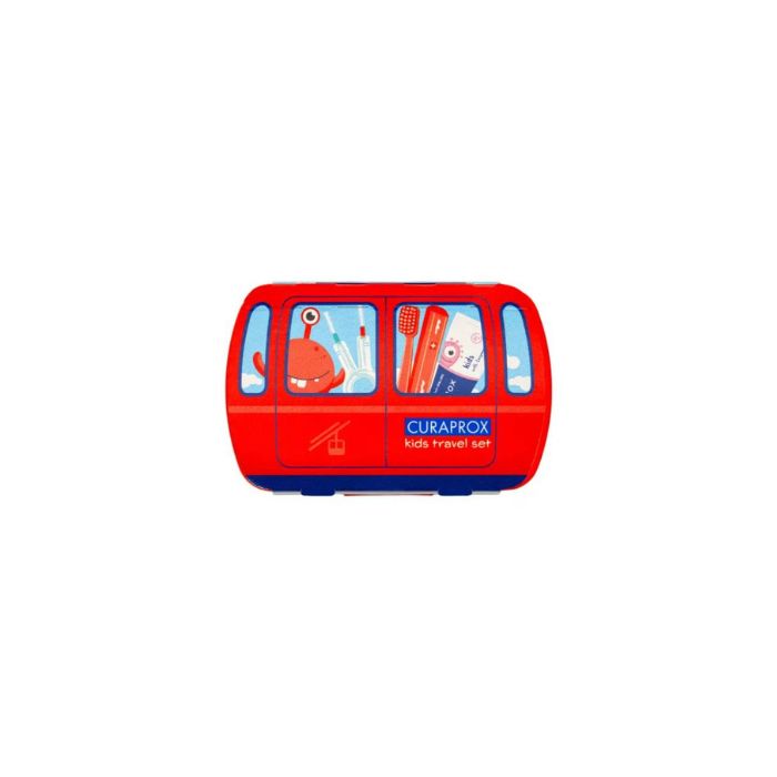 Curaprox Kit de Viagem Kids Vermelho