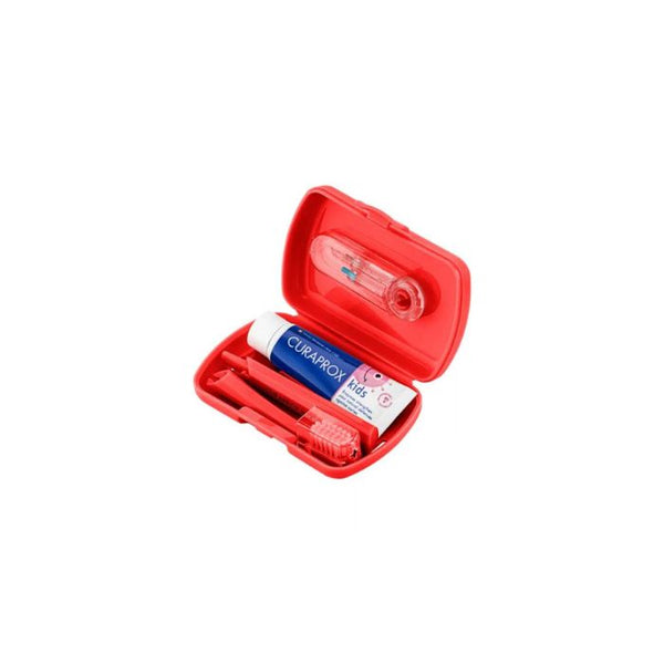 Curaprox Kit de Viagem Kids Vermelho