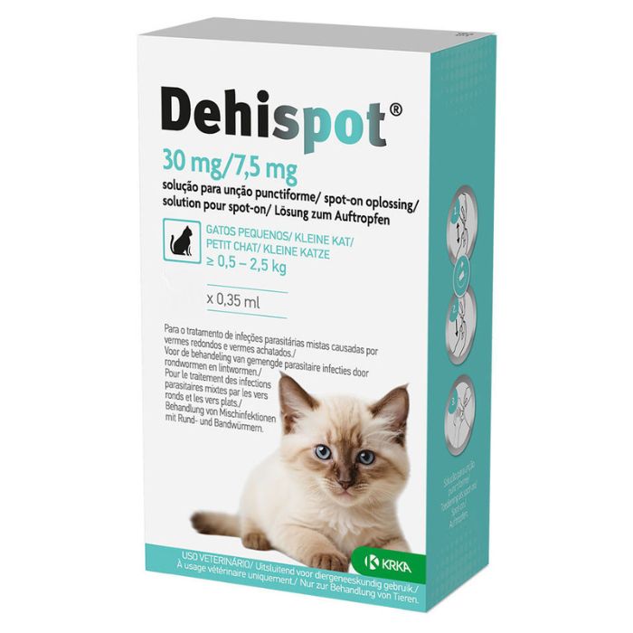 Dehispot Pipeta 30/7,5Mg Gato, 0,5-2,5Kg