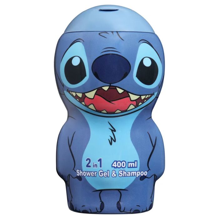 Disney Stitch Gel de banho e Champô 2D, 200 ml