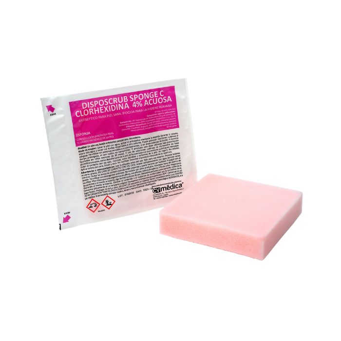 Disposcrub Spong C Esponja Lavagem Pré Cirurgica Clorohexidina 4%