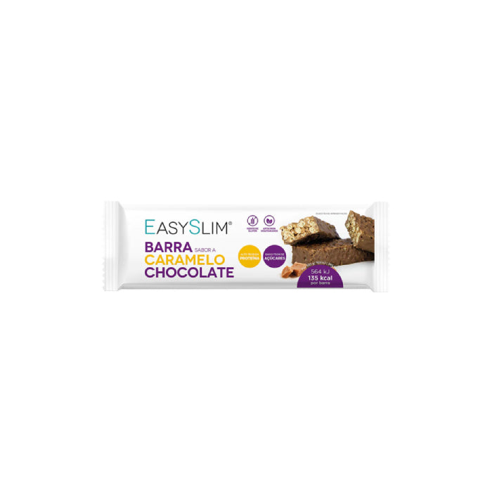 Easyslim Barra Individual Caramelo e Chocolate, 1 Unidade 45 g