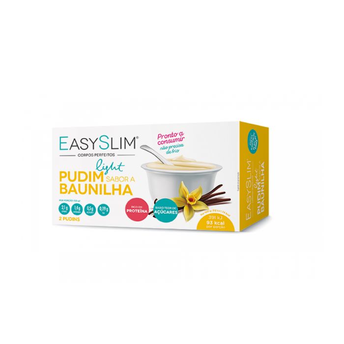 Easyslim Pudim Light Baunilha, 125 g x 2