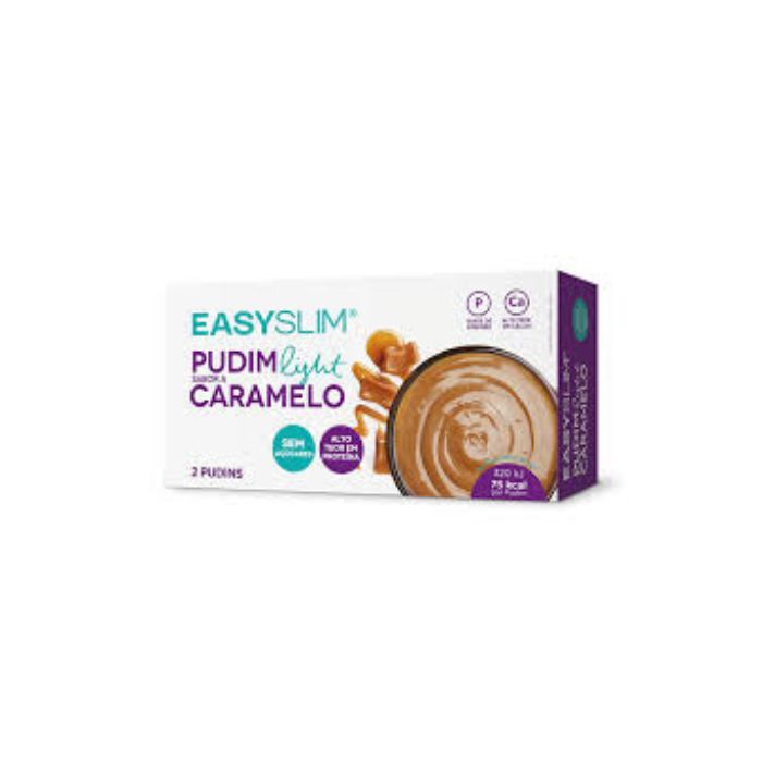 Easyslim Pudim Light Sabor a Caramelo 125 g x 2