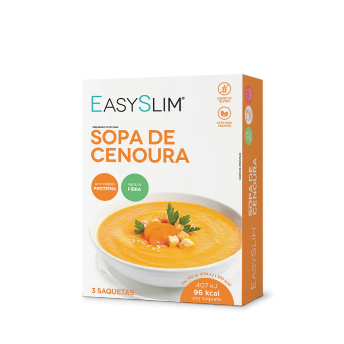 EASYSLIM SOPA DE CENOURA 3 UNID