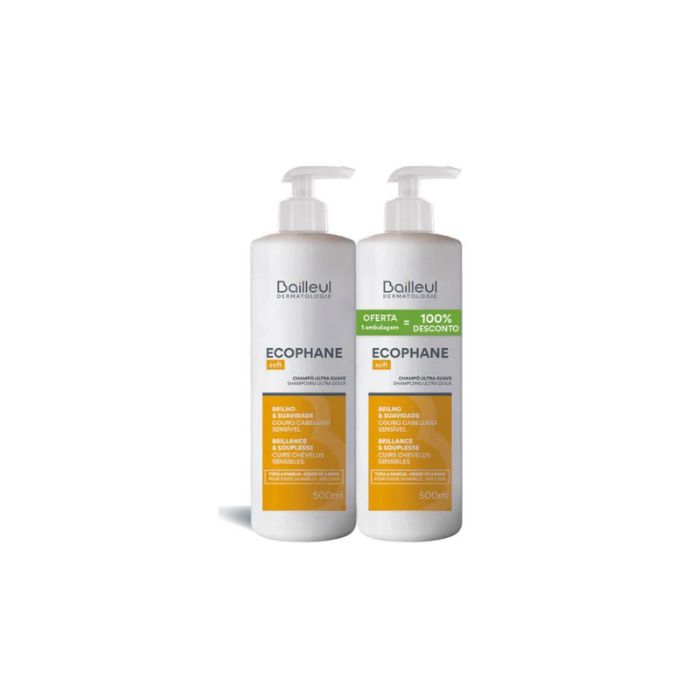 Ecophane Champô Fortificante, 500 ml x2