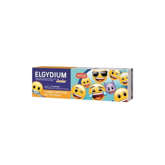 Elgydium Junior Gel Dentífrico Tutti Frutti Emoji, 50 ml