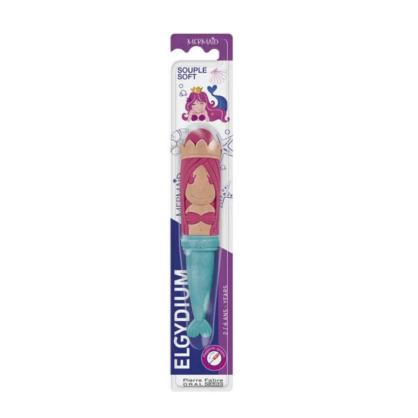 Elgydium Kids Escova de Dentes Sereia, 2-6anos