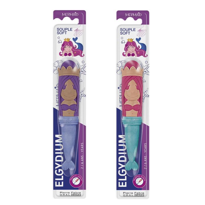 Elgydium Kids Escova de Dentes Sereia, 2-6anos