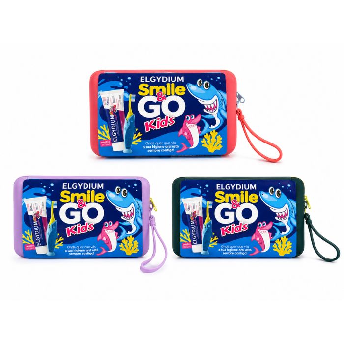 Elgydium Kids Kit Viagem + Escova de Dentes Shark