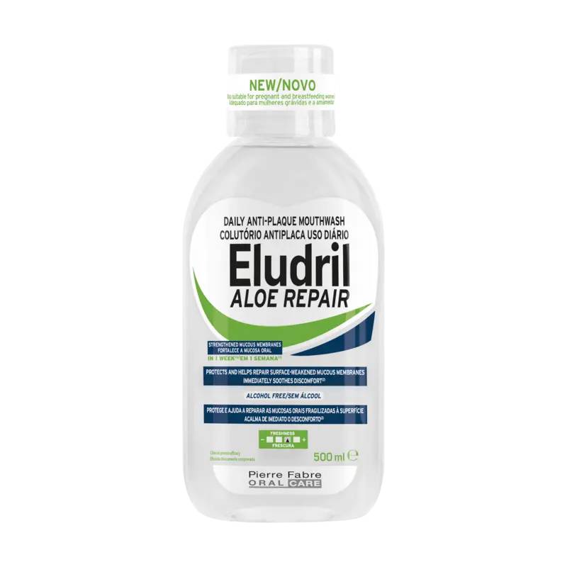 Eludril Aloe Repair Colutório, 500 ml