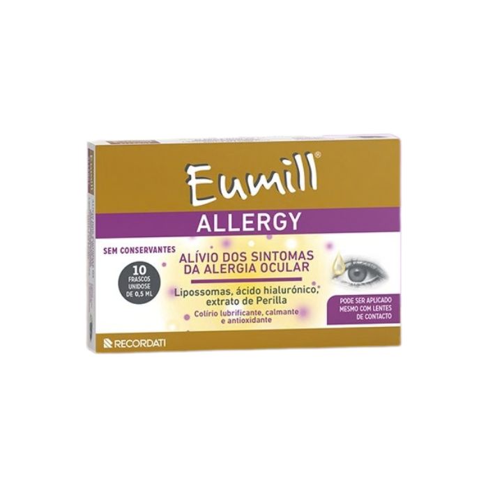 Eumill Allergy Colírio, 0,5 ml x 10