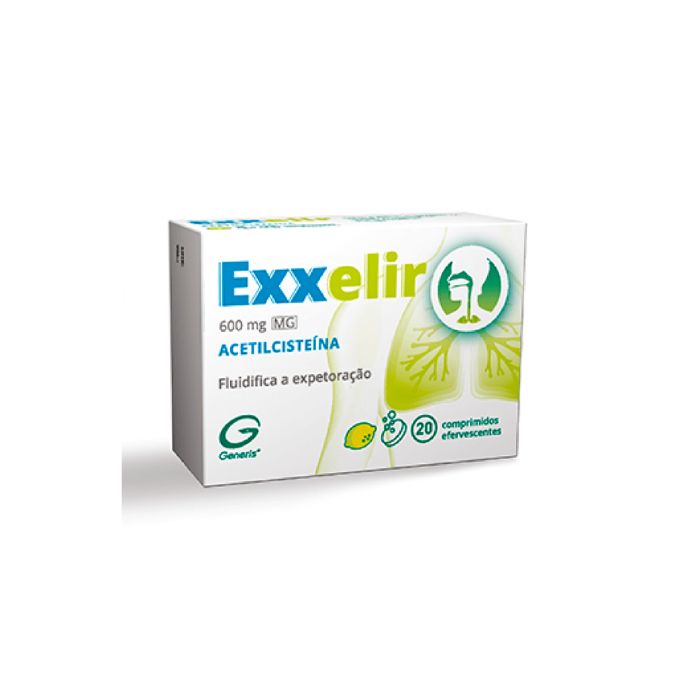 Exxelir 600mg, 20 Comprimidos Efervescentes