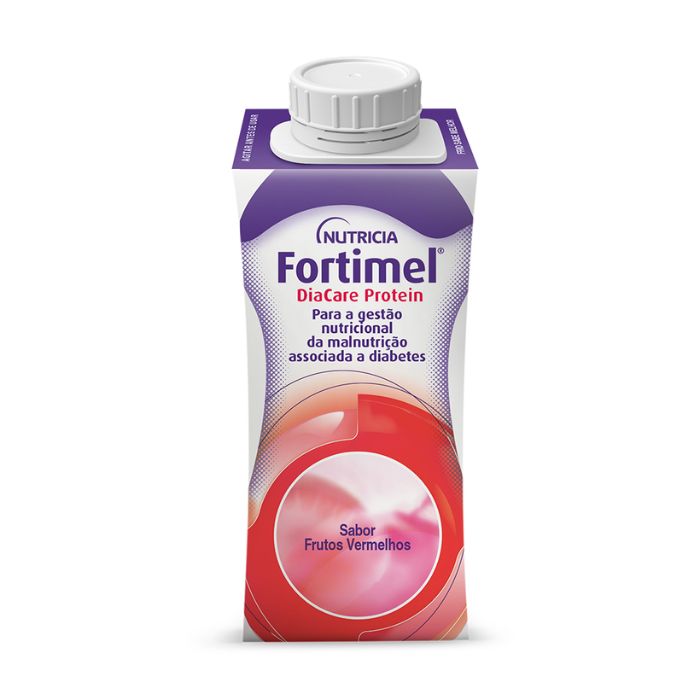 Fortimel Diacare Protein Sabor Frutos Vermelhos, 200 ml x 4