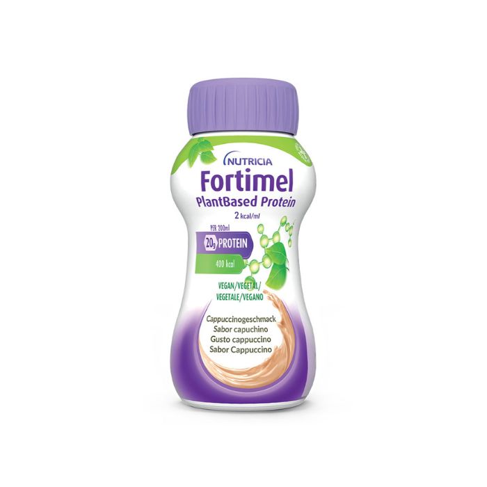 Fortimel Plant Based Protein Capuccino, 200 ml x 4