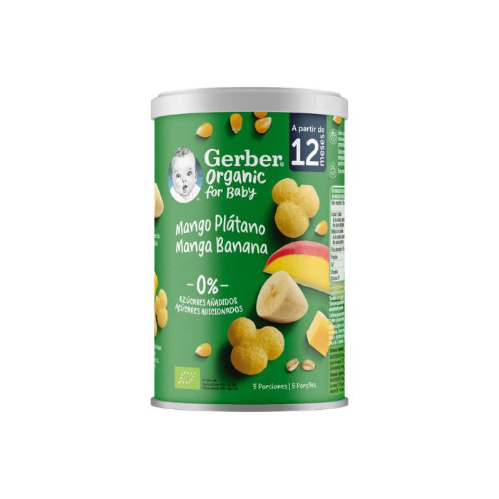 Gerber Organic Grain&Grow Snack Manga/Banana, 35g