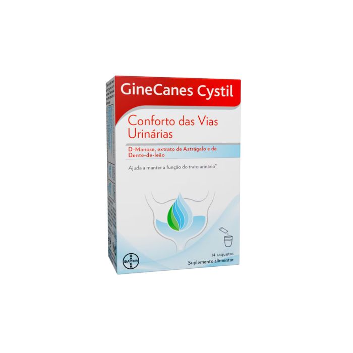 GineCanes Cystil Conforto das Vias Urinárias, 4g x 14 Saquetas