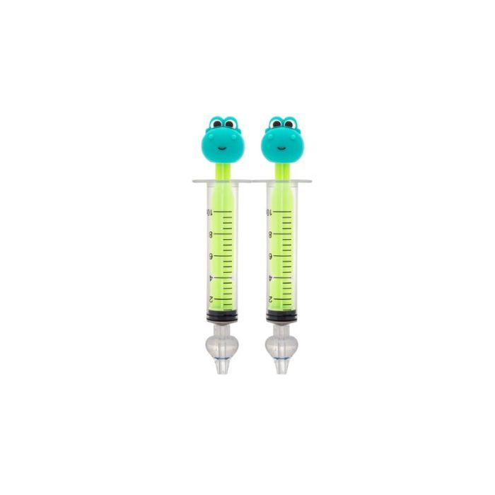 Greetmed Seringa Lavagem Nasal Bebé Dino, 10 ml x 2 Unidades