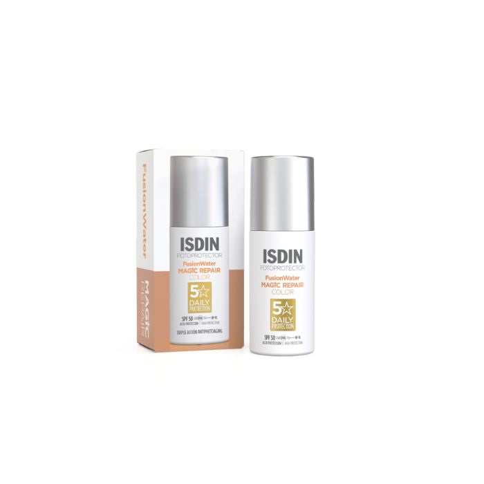 ISDIN Fotoprotector Fusion Water Magic Repair SPF50 com Cor, 50 ml