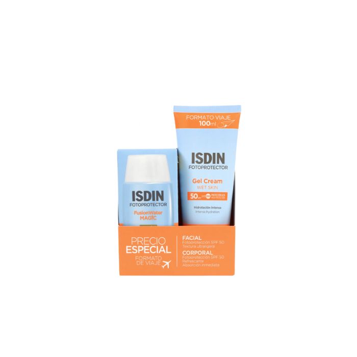 Isdin Fusion Water Magic SPF50, 50 ml + Gel Creme SPF50, 100 ml