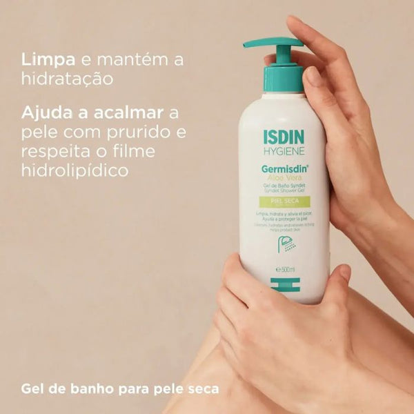 Isdin Germisdin Aloe Vera Gel de Banho Pele Seca, 1L