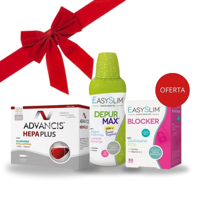 Easyslim Kit Natal 2024 Depurmax Frutos Tropicais + Hepa Plus + Oferta Blocker