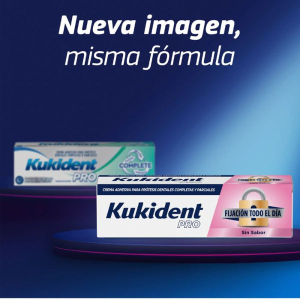 Kukident Pro Fixação Todo o Dia Sem Sabor, 70 g